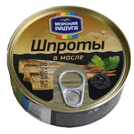 Шпроты 240гр МОР.РАД ж/б