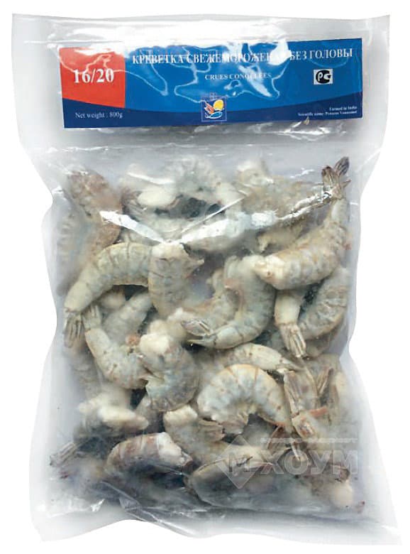 Креветки Тигровые с/г 50-60 - 1кг