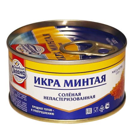Икра минтай 120гр ж/б